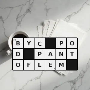 Rozwiązanie krzyżówki: o mężczyźnie być podległym kobiecie zwłaszcza żonie kochance - być pod pantoflem | hasła, synonimy i podpowiedzi Hasło krzyżówkowe o mężczyźnie być podległym kobiecie zwłaszcza żonie kochance - być pod pantoflem – rozwiązanie, synonimy, podpowiedzi i definicje krzyżówkowe